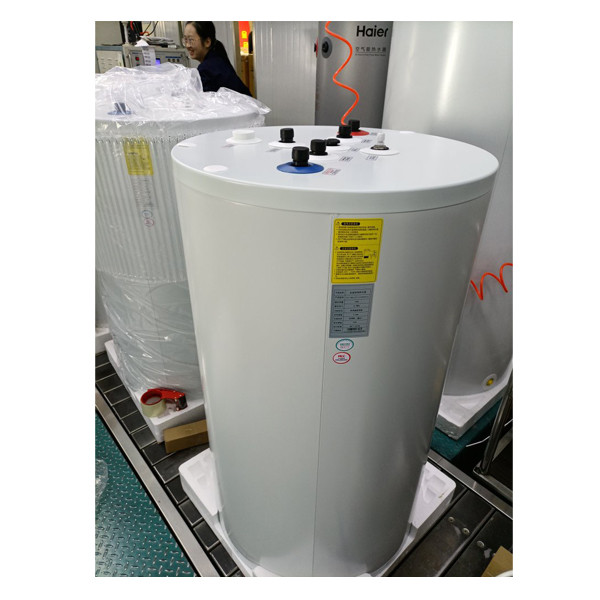Индиректна / затворена јамка (активна) Резервоар за складирање топла вода од не'рѓосувачки челик од бакарна серпентина 