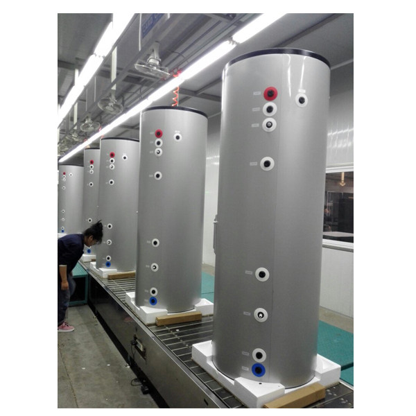 1000-10000 литри нерѓосувачки челик 304 / 316L резервоар за складирање на вода вертикален тип 