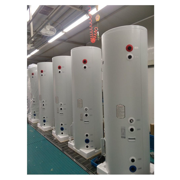 Вертикален резервоар за вода под притисок на дијафрагмата со капацитет од 8 литри 